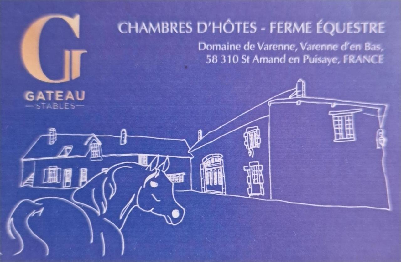 Ferme Equestre & Chambres D'Hotes Gateau Stables Proche Guedelon Saint-Amand-en-Puisaye 외부 사진